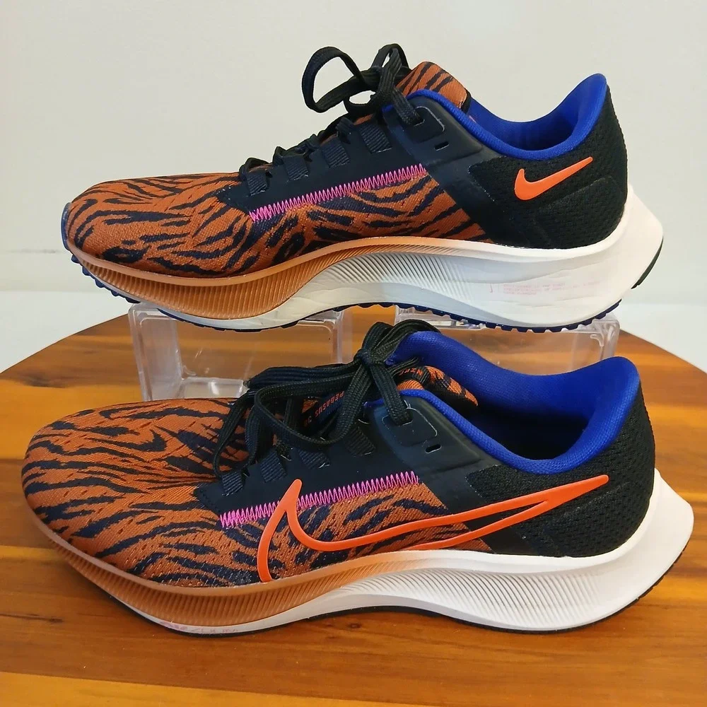 Nike Air Zoom Pegasus 38 Womens 6.5 Orange Running Shoes Sneakers DQ7650-800